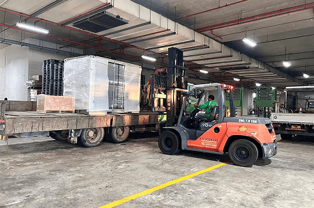 Delivery of 1st units